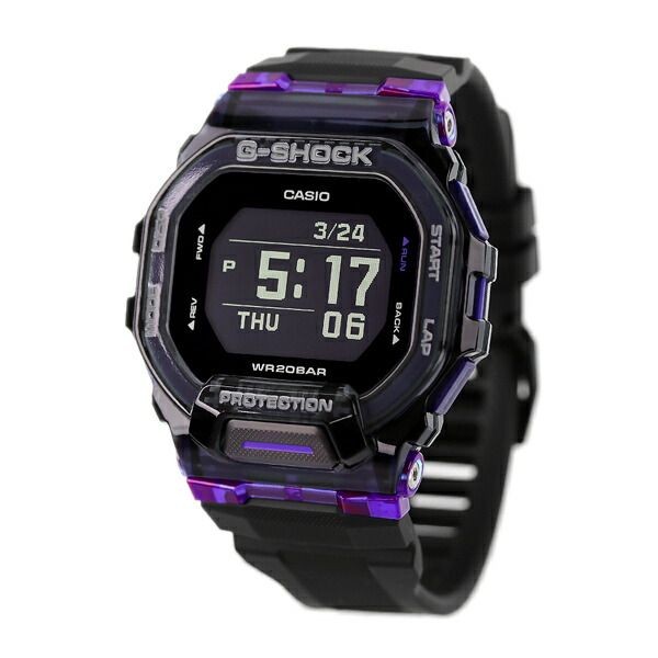 CASIO G-SHOCK G-SQUAD GBD-200SM-1A6DR New Watch Digital Black Resin Bluetooth