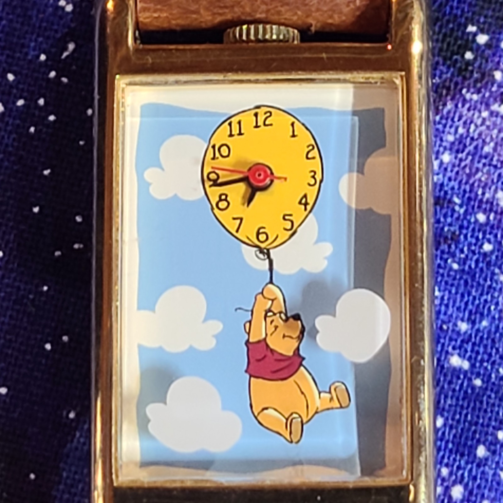 Disney Timex Winnie the Pooh Balloon Watch Rare Tank Ready To Wear | See Video