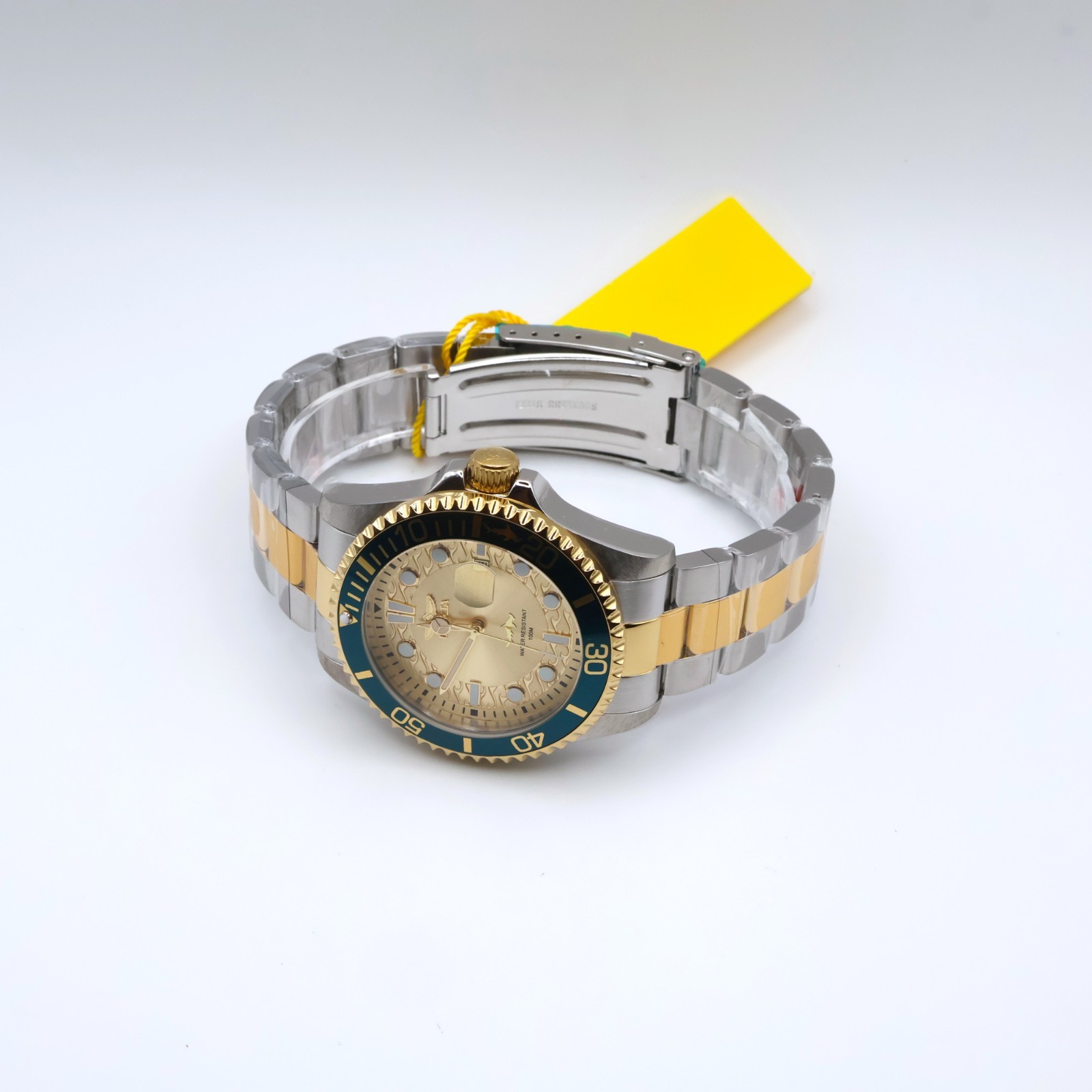 Invicta Pro Diver Currentwave Men’s Watch – 43mm. Steel, Gold