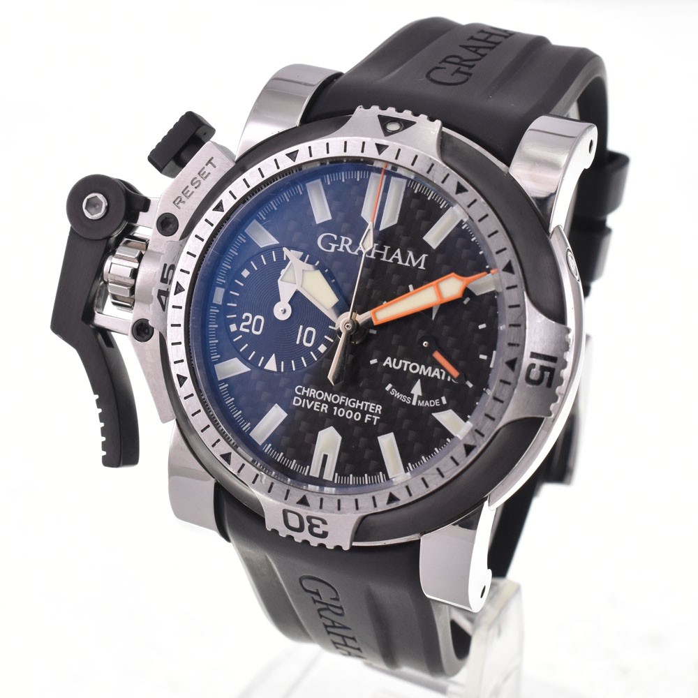GRAHAM Chronofighter Oversize Diver 2OVDIVAS.B03A.K10B Automatic Men’s H#147773