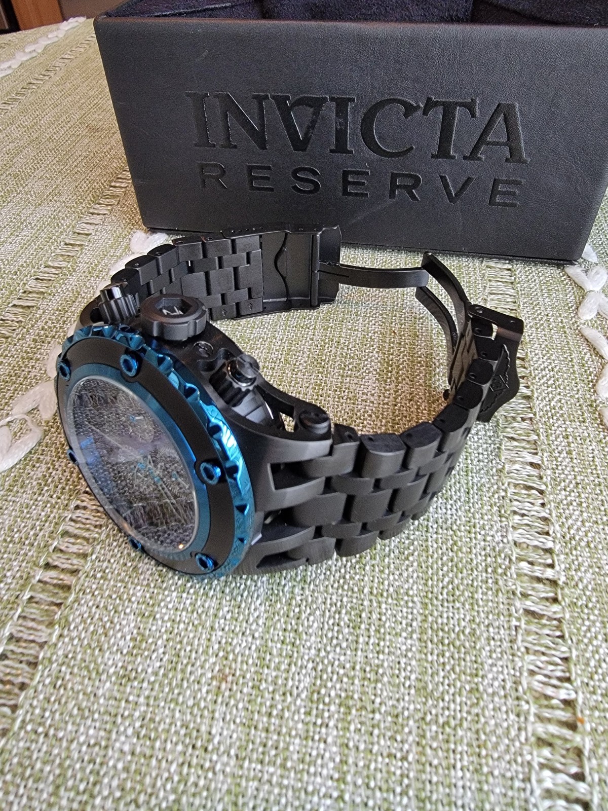 Invicta Reserve Collection Subaqua Model #15096 Swiss Made Flame Fusion Crystal