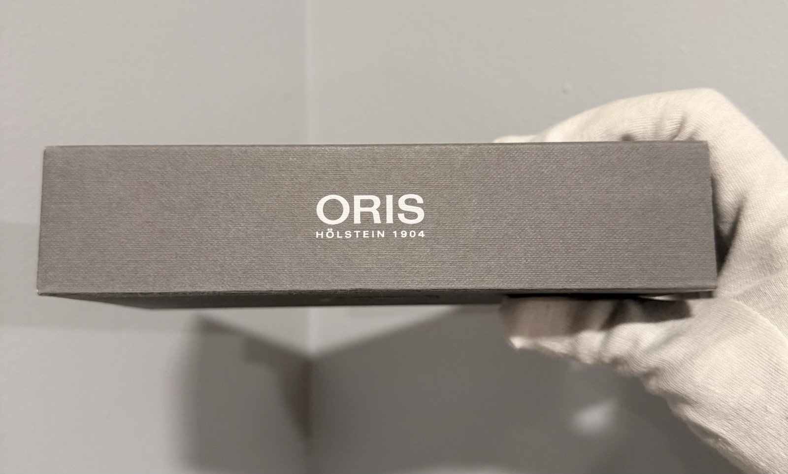 Oris Big Crown Automatic 38mm Gray Dial Brown Leather Strap Box & Papers