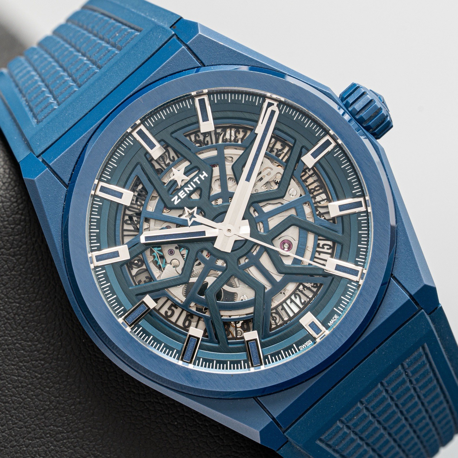 Zenith DEFY Classic Automatic Rare Blue Ceramic Skeleton, 49.9003.670/51.R793
