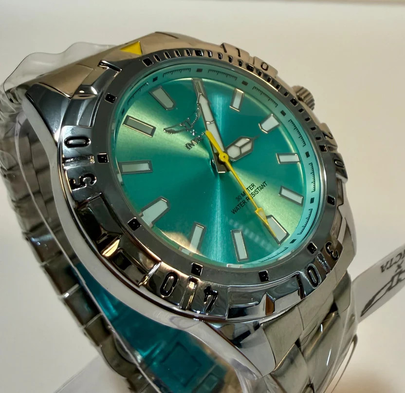 Invicta 70051 Specialty I Men 42mm Silver Tone Dial Steel Quartz Bracelet Watch