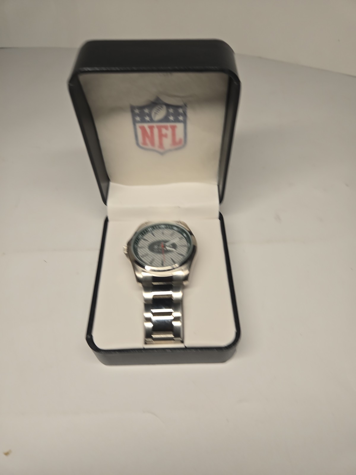 NOS Game Time Men’s NEW YORK JETS Watch NFL FOOTBALL W/Box (needs a battery)