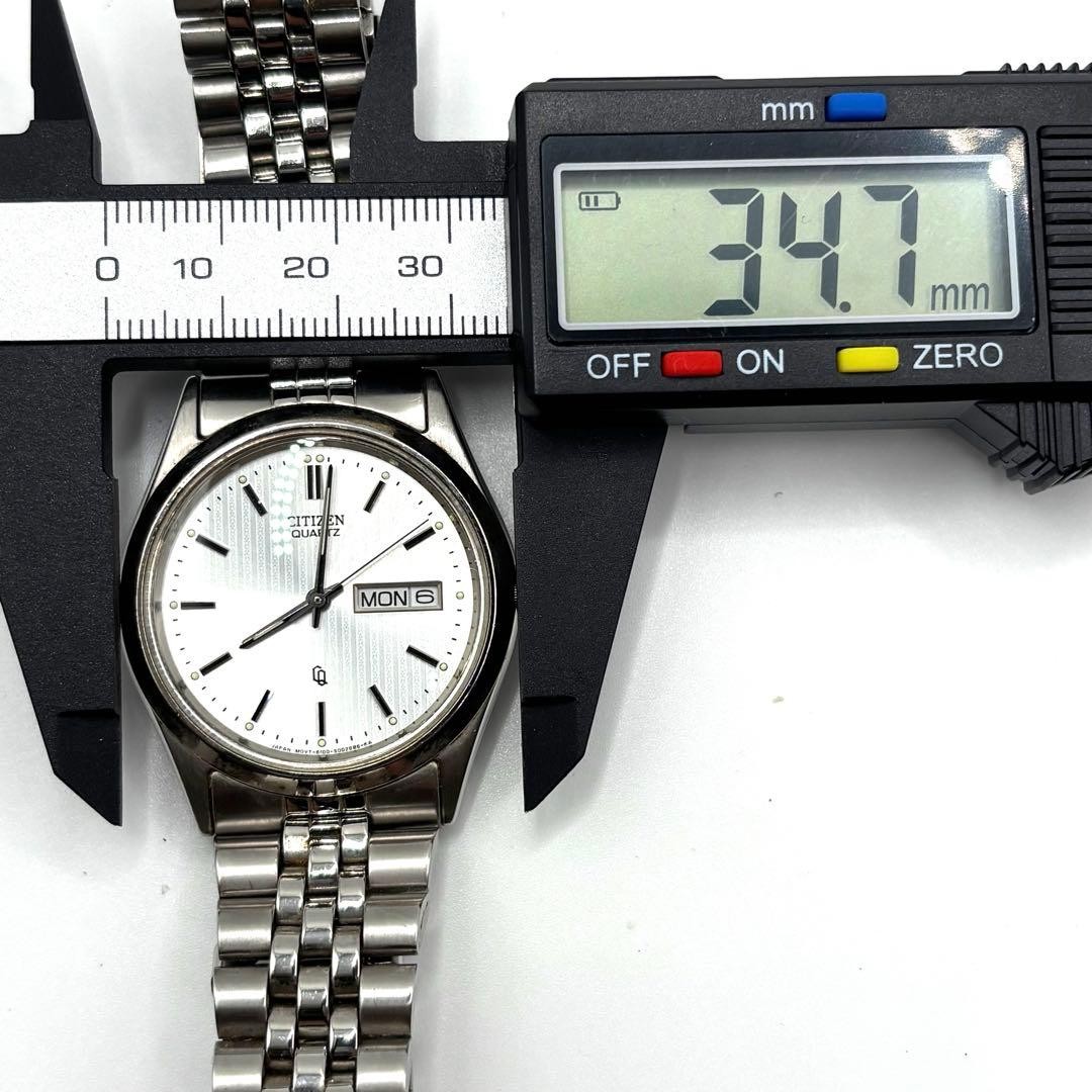 Working condition CITIZEN quartz wristwatch 6100-S96389 Jubilee