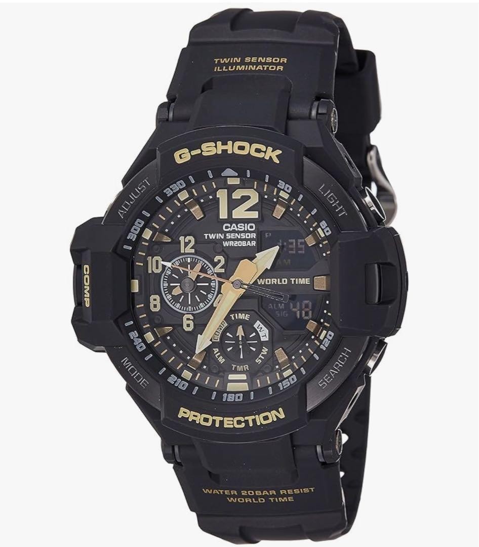 Casio G Shock Black Dial Men’s GA1100GB Casio