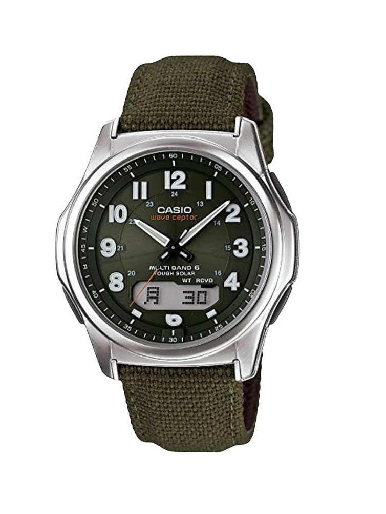 Casio Wave Ceptar WVA-M630B-3AJF Tough Solar Multiband 6 Green Dial Watch New
