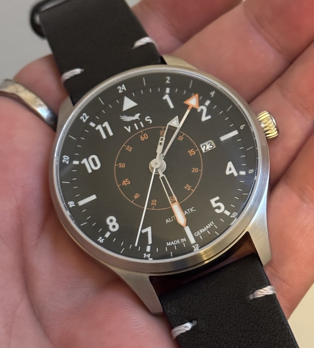 VIIS Automatic Flieger Mens Watch Made in Germany