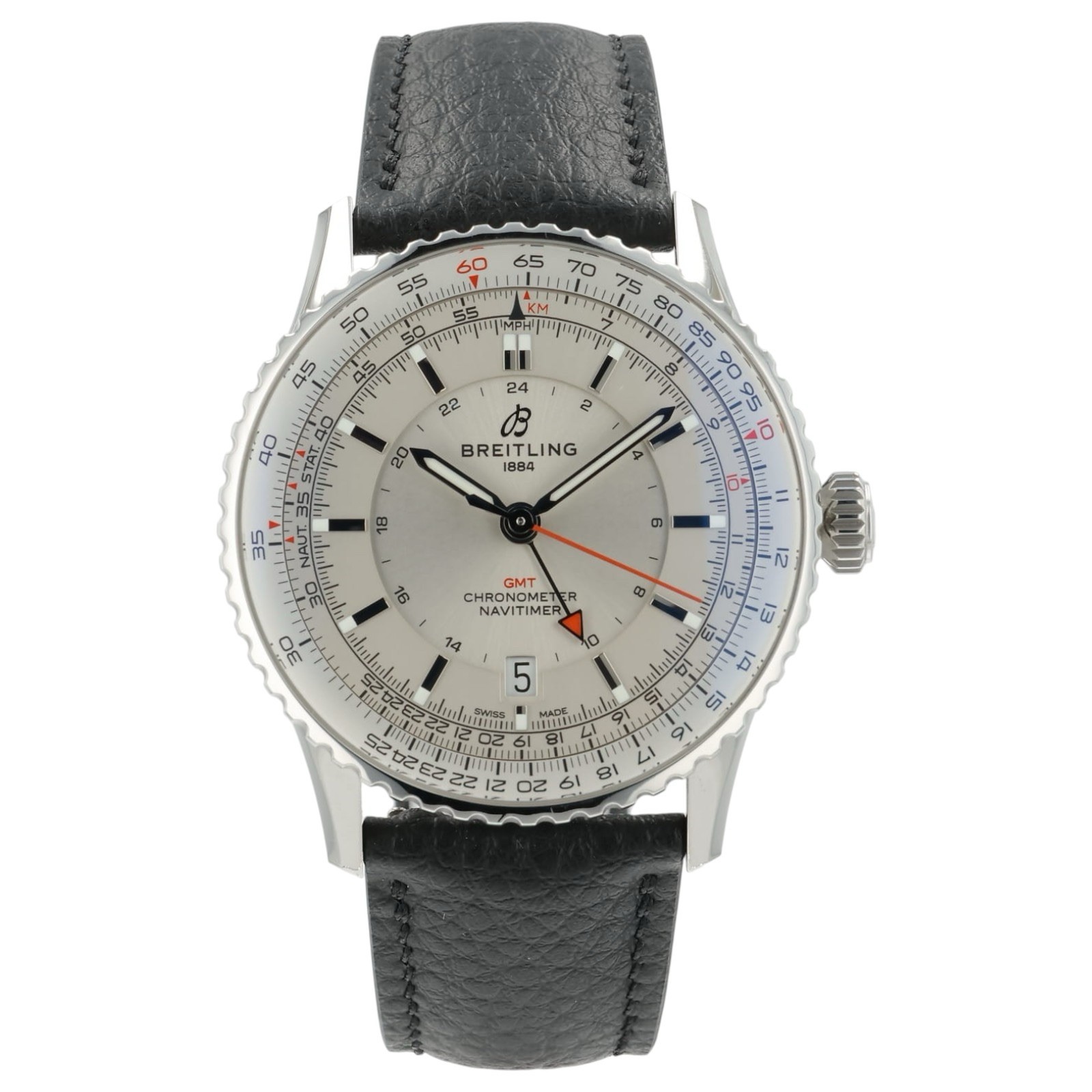 Breitling Navitimer Silver Dial Stainless Steel 41mm Automatic Mens Watch A32310