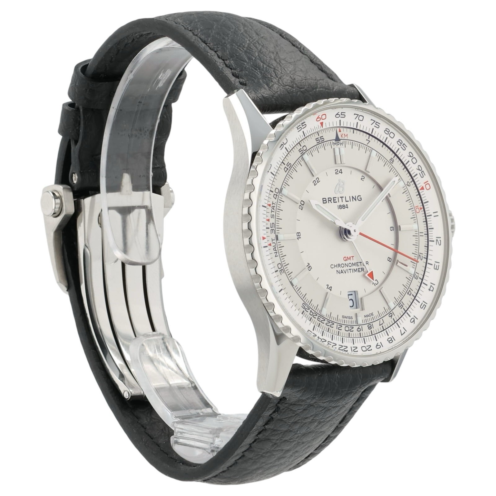 Breitling Navitimer Silver Dial Stainless Steel 41mm Automatic Mens Watch A32310