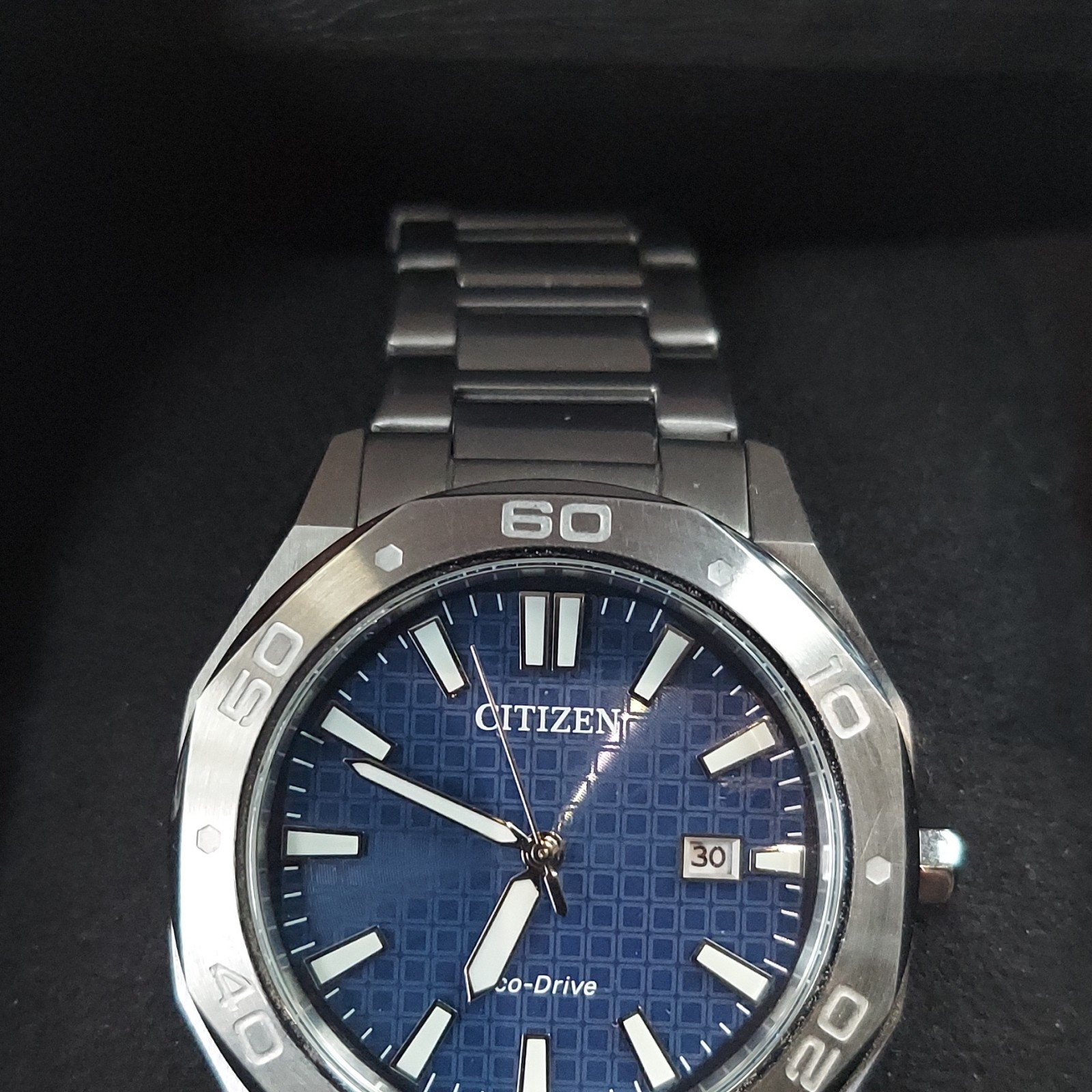 Citizen Odyn BM7630-80L Eco-Drive Men’s 41mm Blue Dial Date 100m