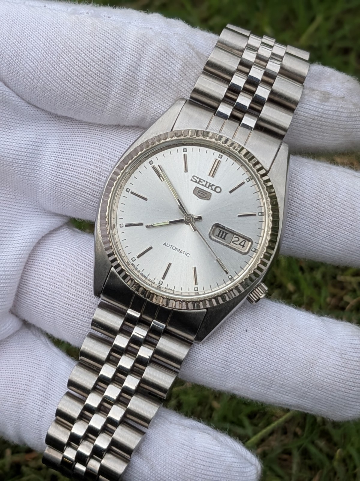 Vintage Seiko 5 Automatic Day/Date 7009-3171 Men’s watch Japan