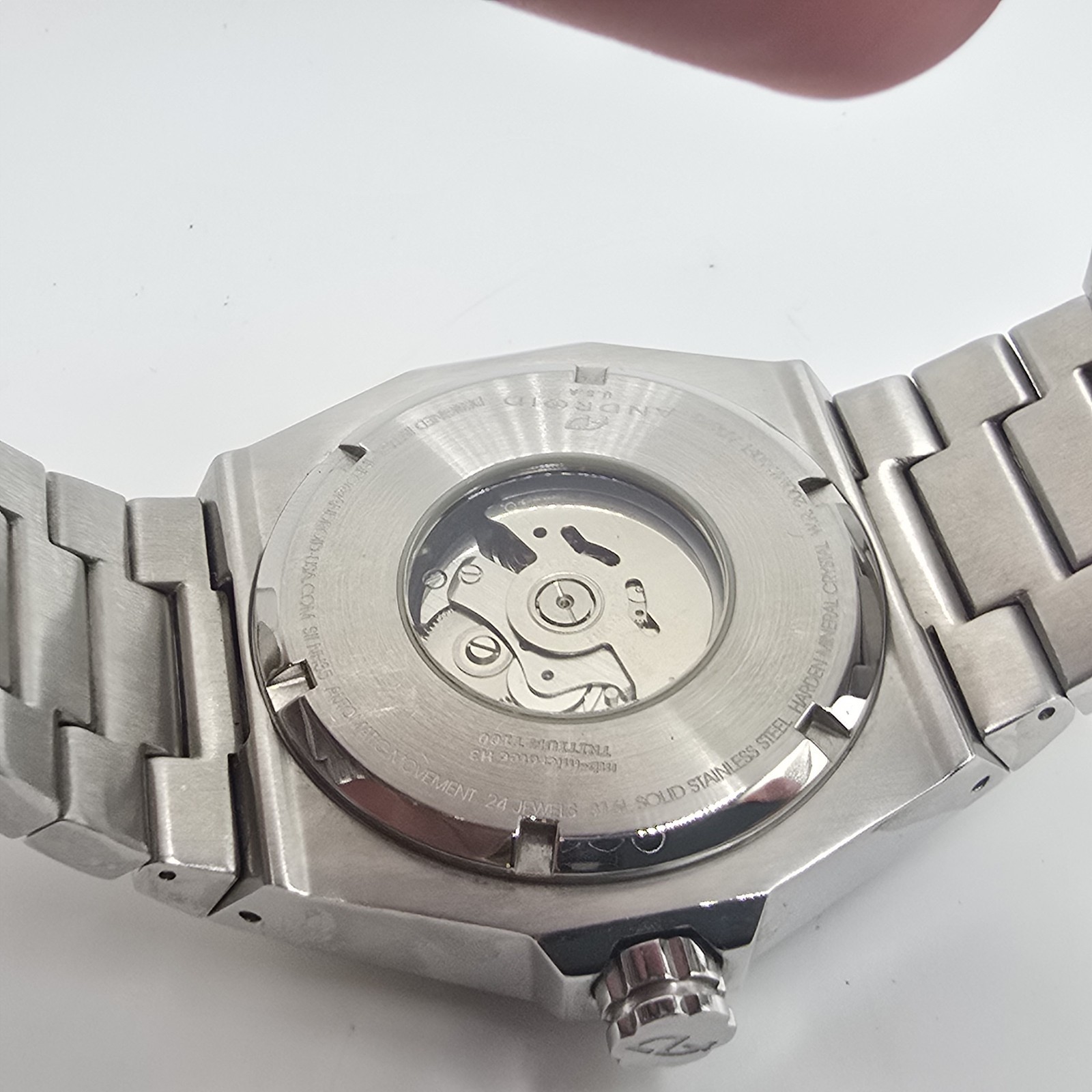Android Automatic Watch Men’s AD670 53mm Navy Blue Dial