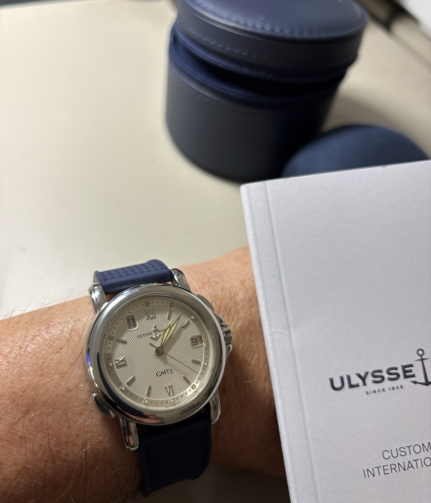 Ulysse Nardin San Marco GMT automatic 37mm ref. 203-22