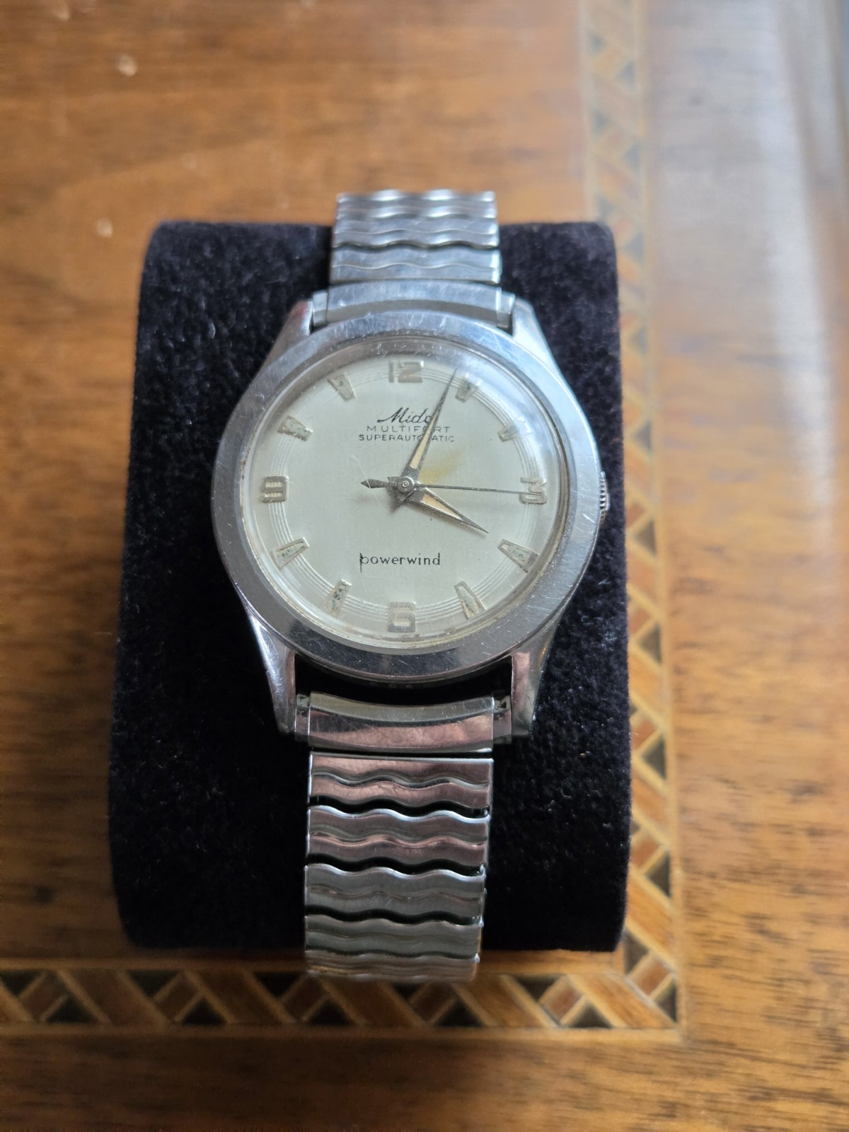 Mido Multifort Super Automatic Powerwind Watch Runs Great