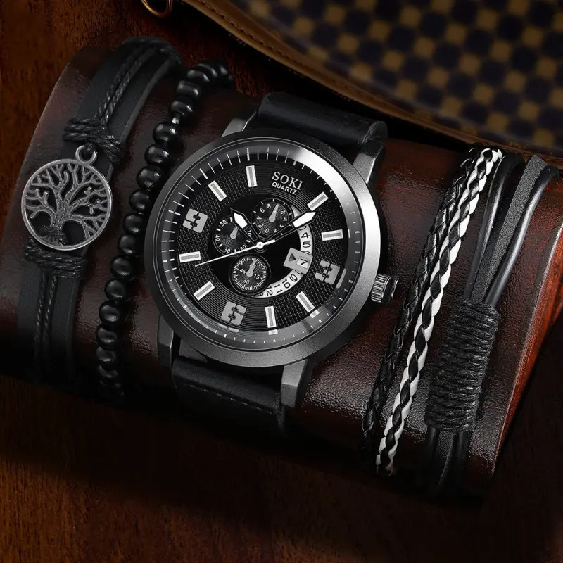 Miramagjus Watch and Bracelet Gift Set for Birthday, Christmas, Thanksgiving