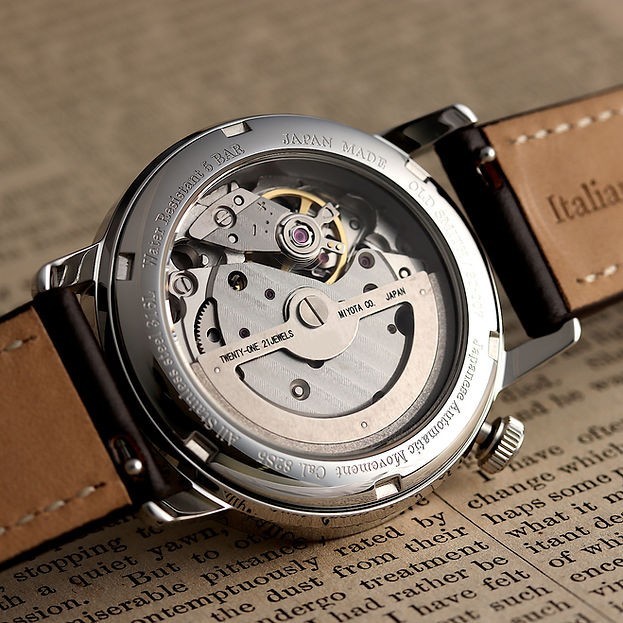 KUOE Kyoto OLD SMITH 90-007 Automatic Black Dial x Silver Case from JAPAN