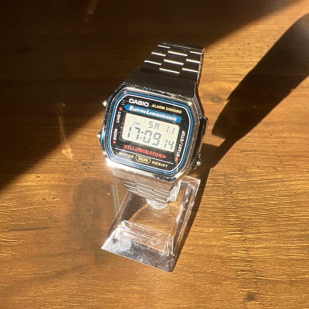 Casio A168 Silver (Discontinued Model)