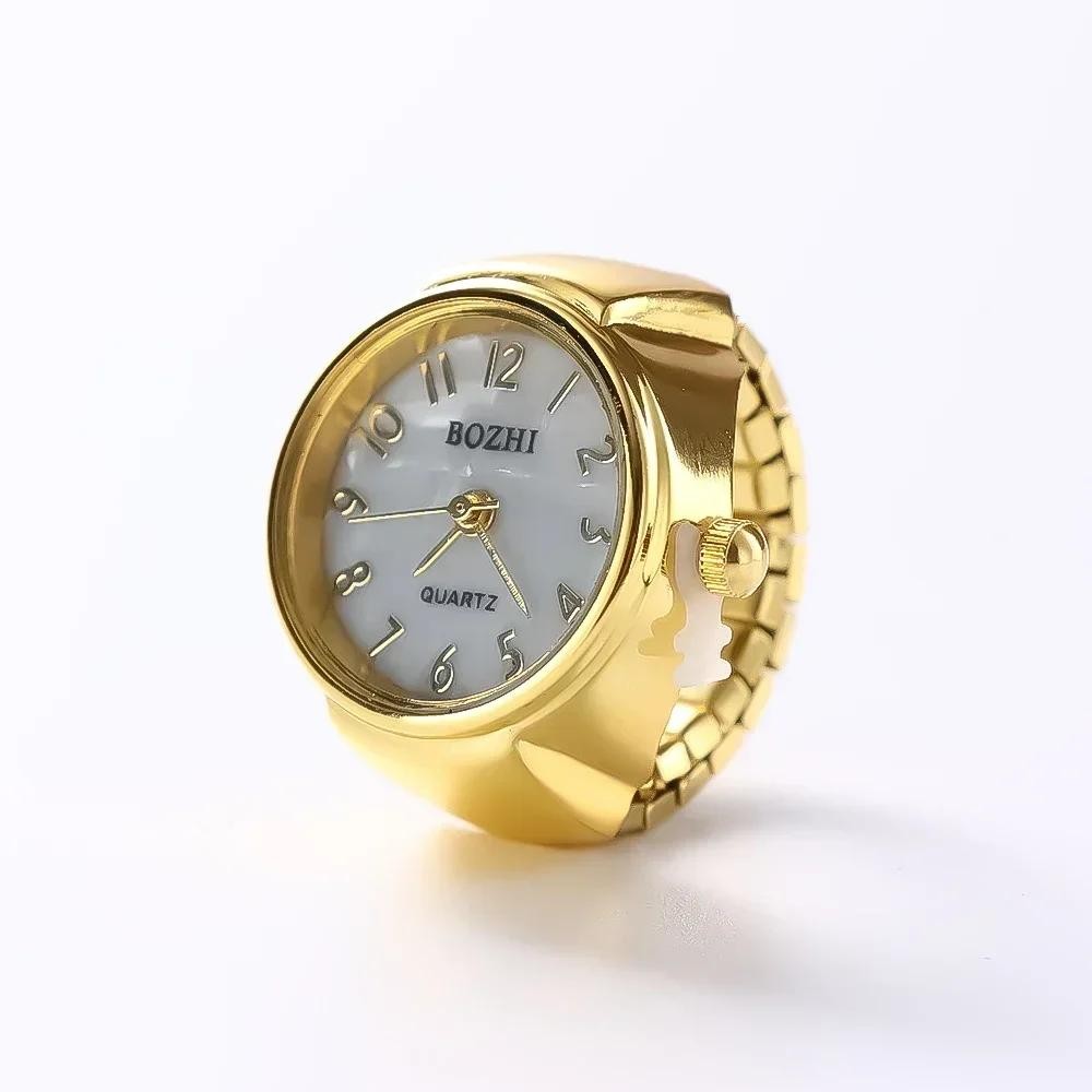 Vintage Punk Finger Ring Watch Retro Roman Quartz Alloy Couple Jewelry