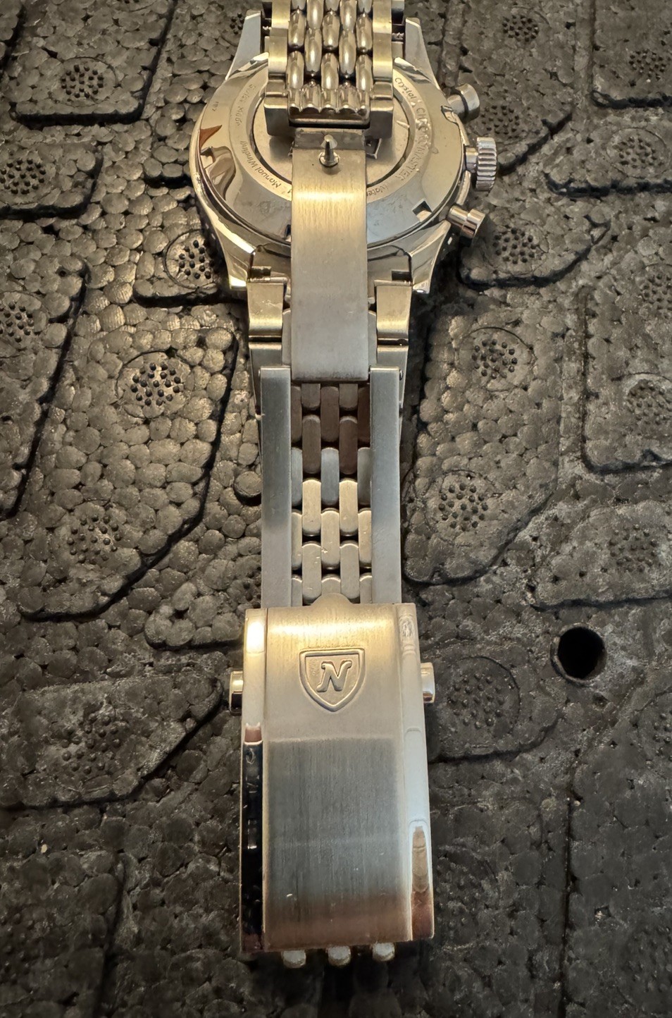 Nivada Grenchen CHRONOMASTER PANDA – 38MM Interchangeable Bezel – Beads Of Rice