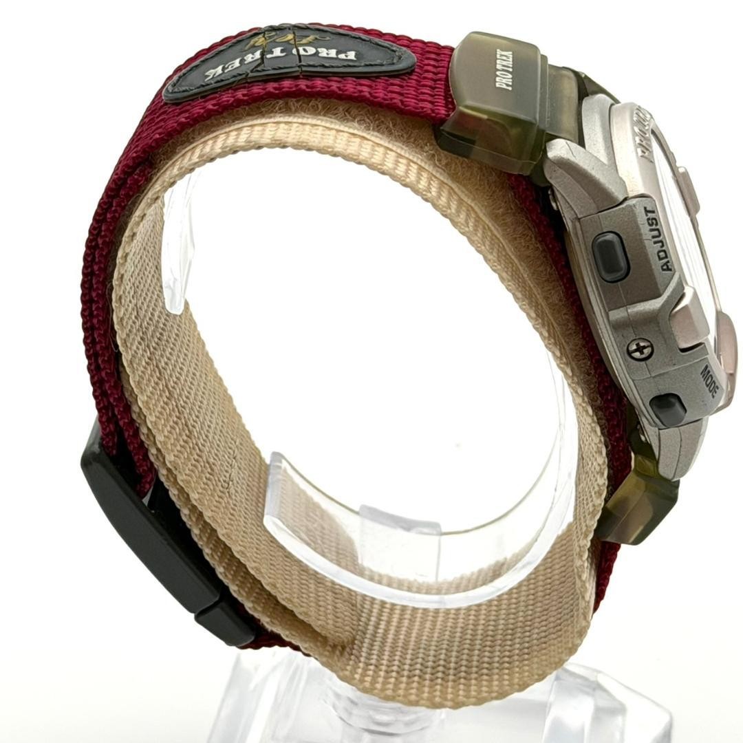 Casio Pro Trek watch, new battery, temperature measurement, canvas, men’s, w