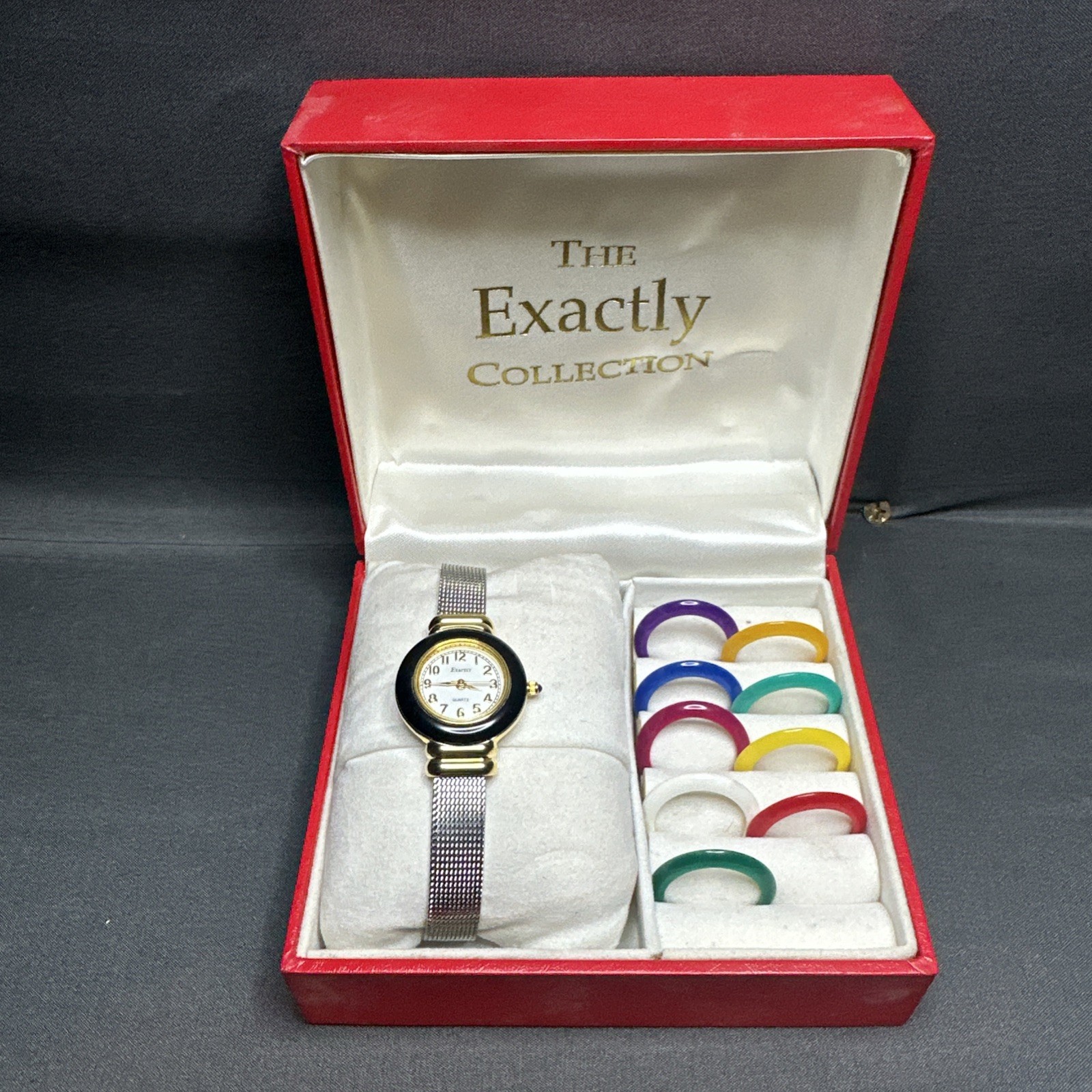 Vintage- The Exactly Collection Woman’s Changeable Face Watch Needs Battery