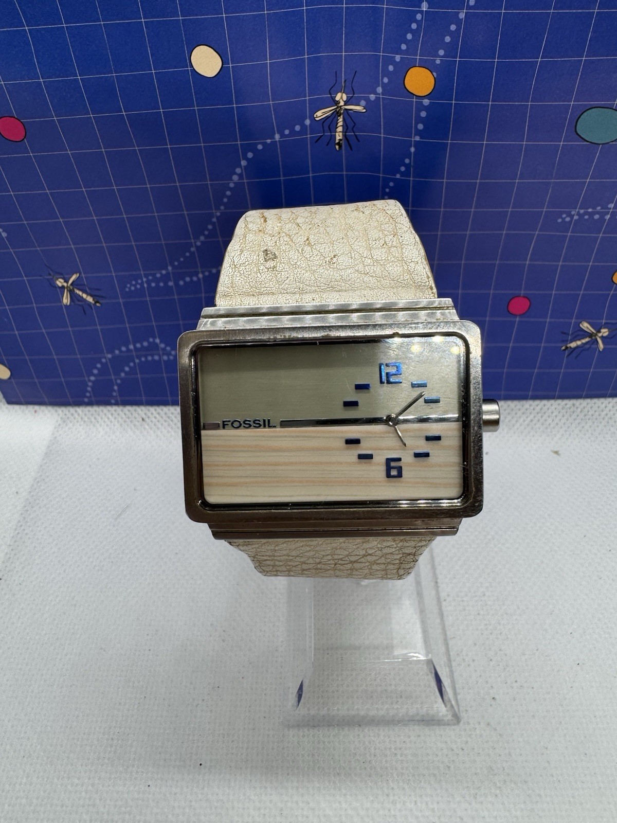 Rare Fossil Watch JR-9445 Working