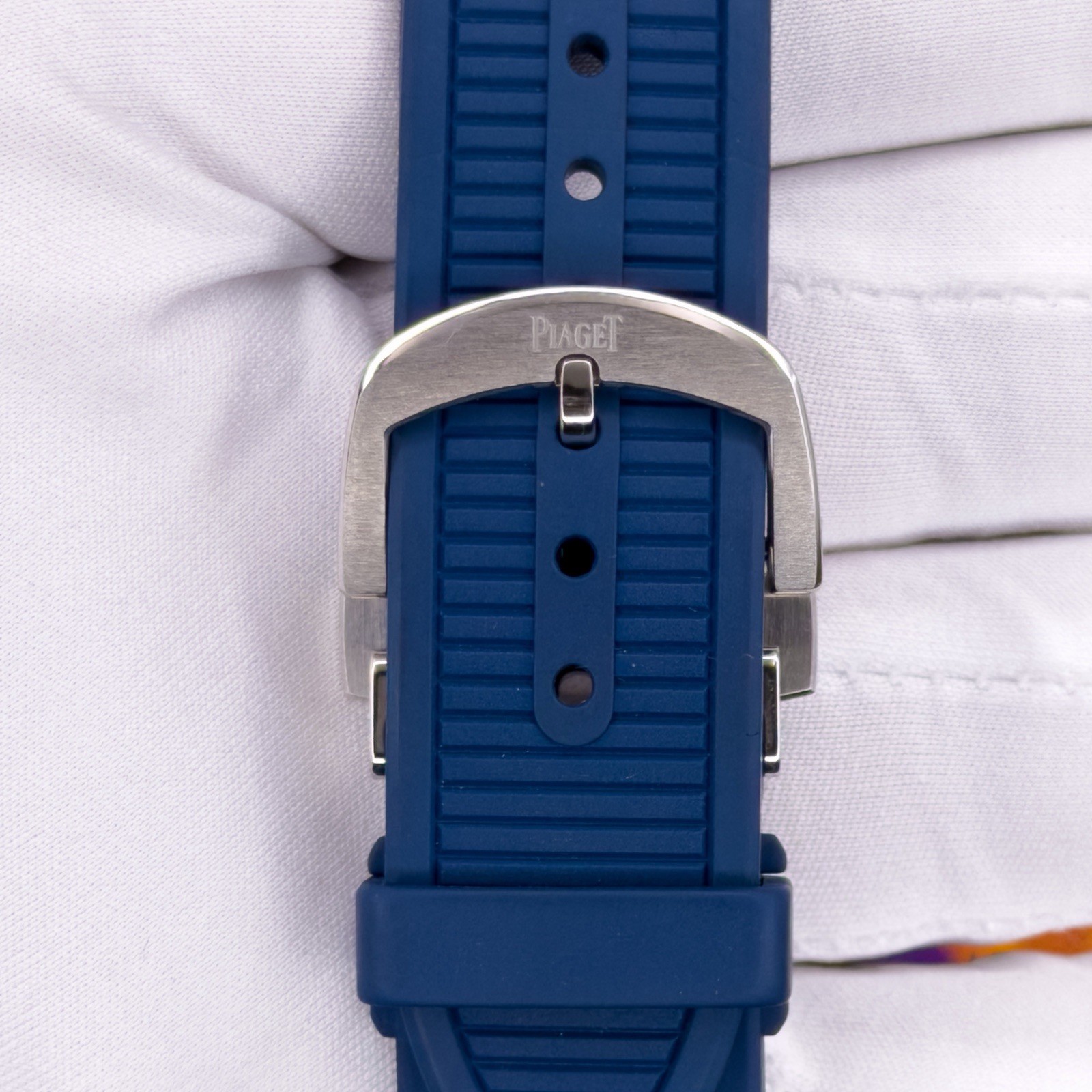 Piaget Polo Chronograph “Blue Panda” Complete Set Limited Edition G0A46013