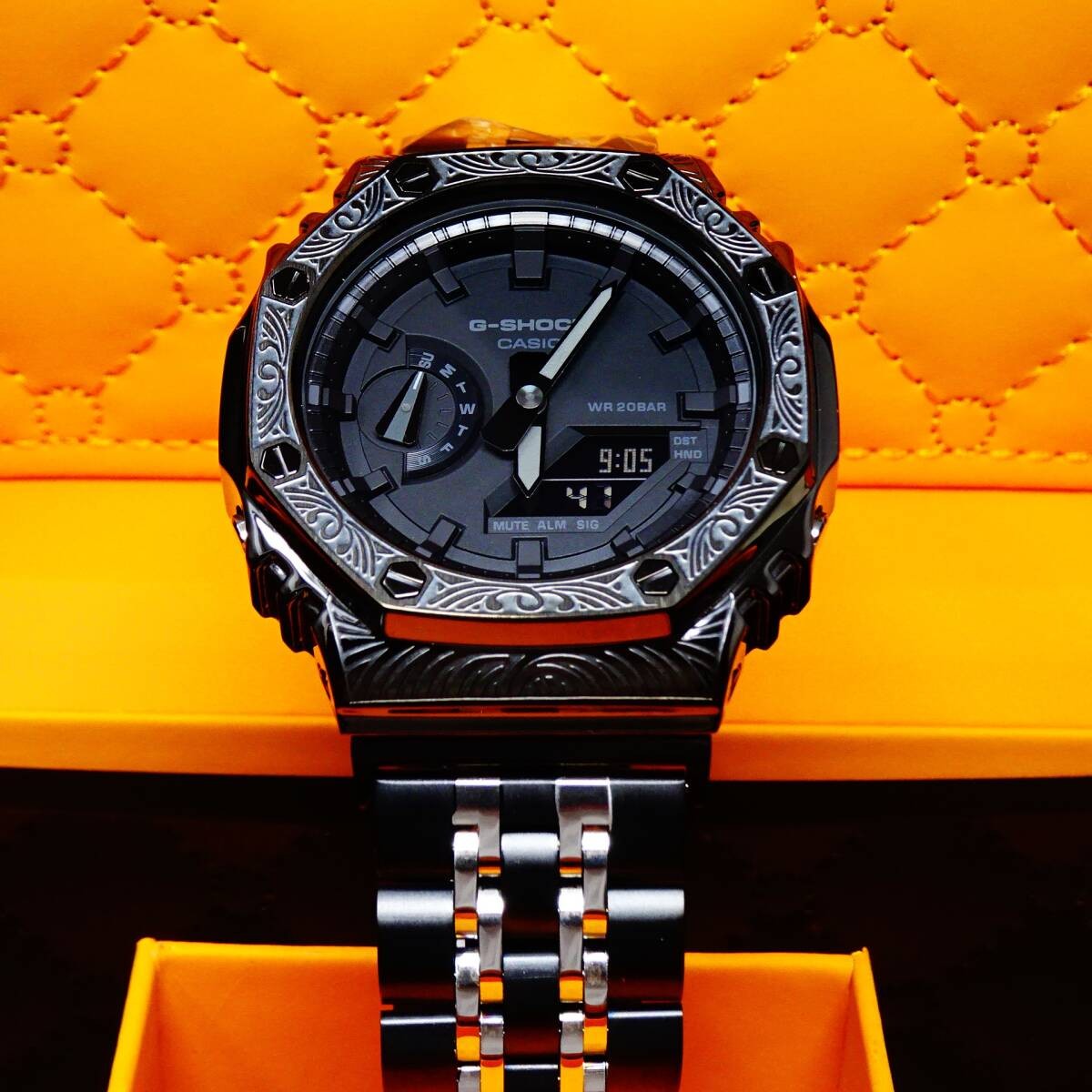 〓New〓G-Shock MOD custom watch〓GA2100 body included〓Aftermarket stainless steel