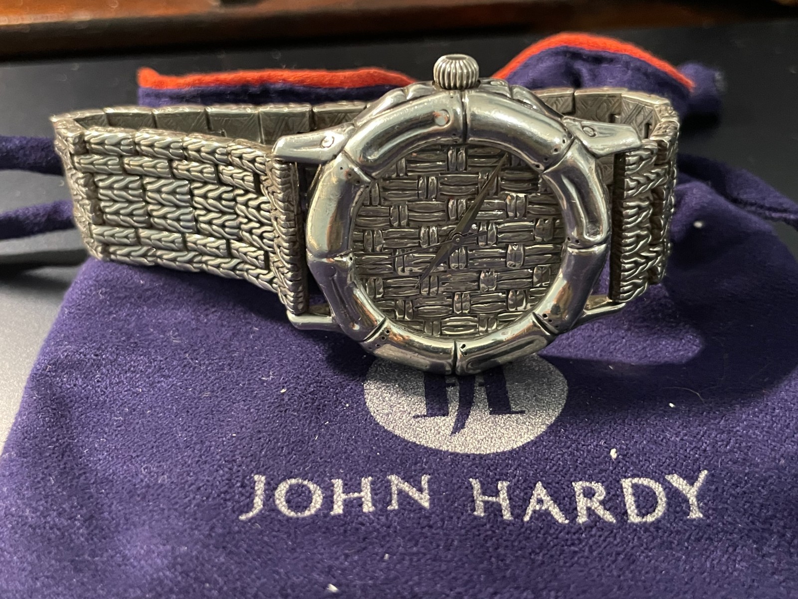 John Hardy Men’s Watch 4874 Deployment clasp & xtra links