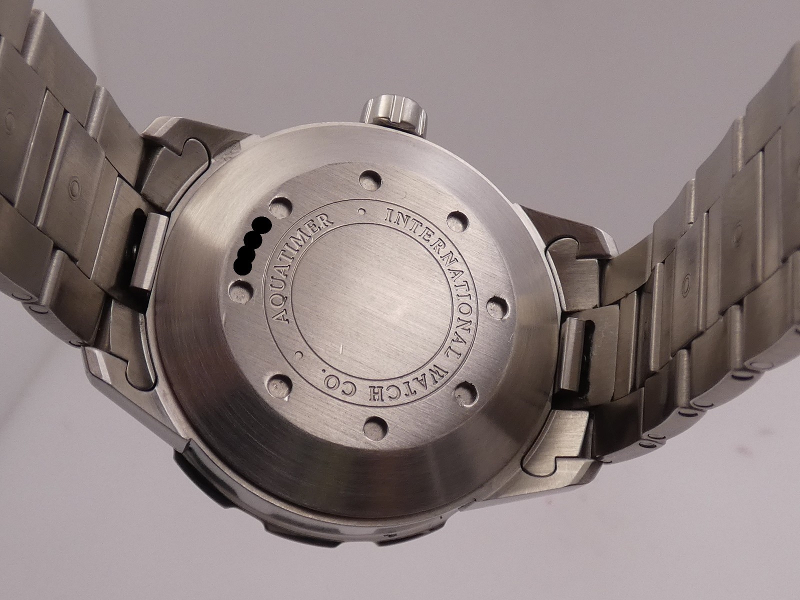 IWC AQUATIMER AUTOMATIC 2000m IW3568 WITH PAPERS YEAR 2019 STEEL BRACELET WATCH