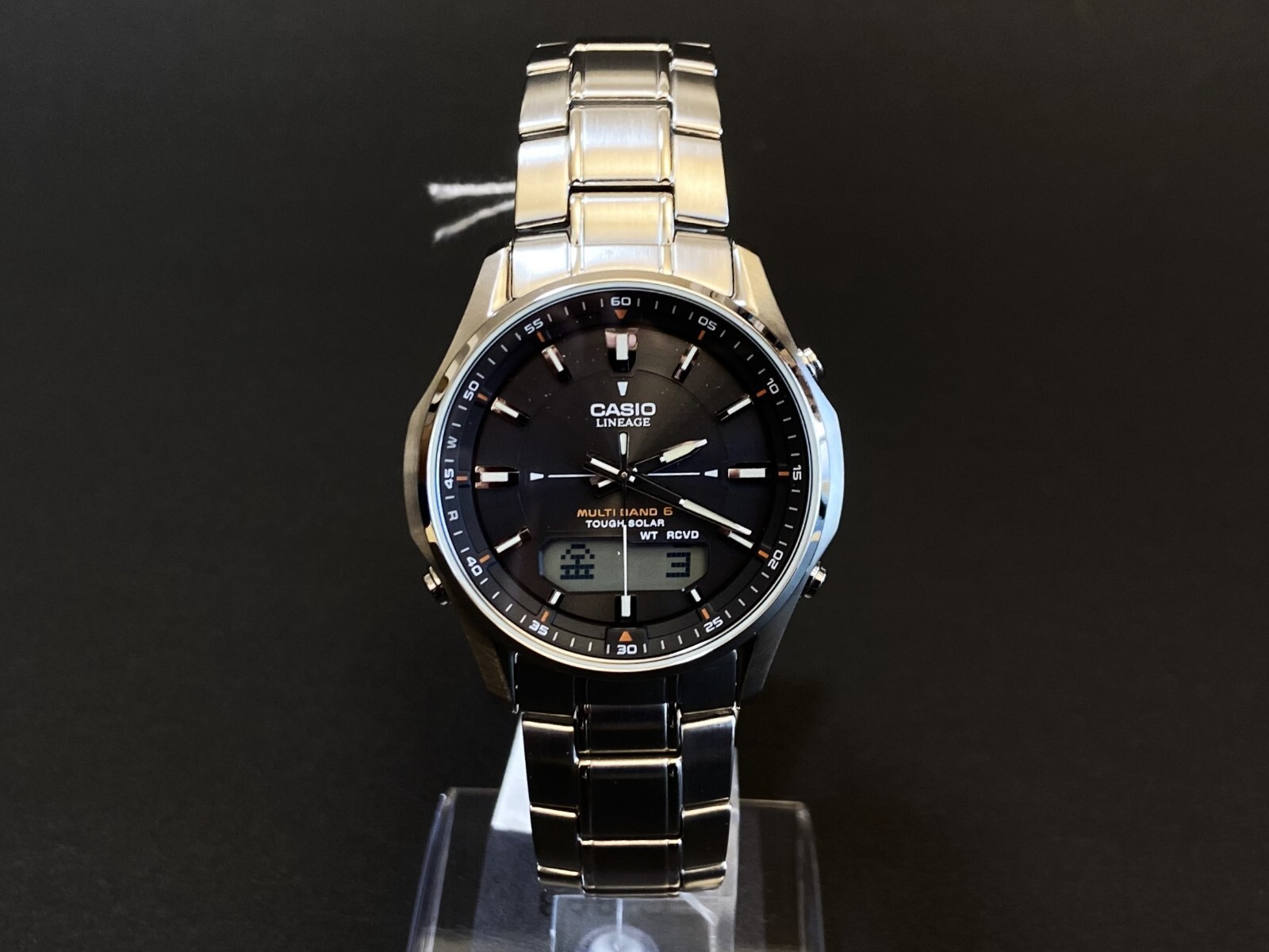CASIO LINEAGE LCW-M100D Series Tough Solar Radio Watch Stainless Steel
