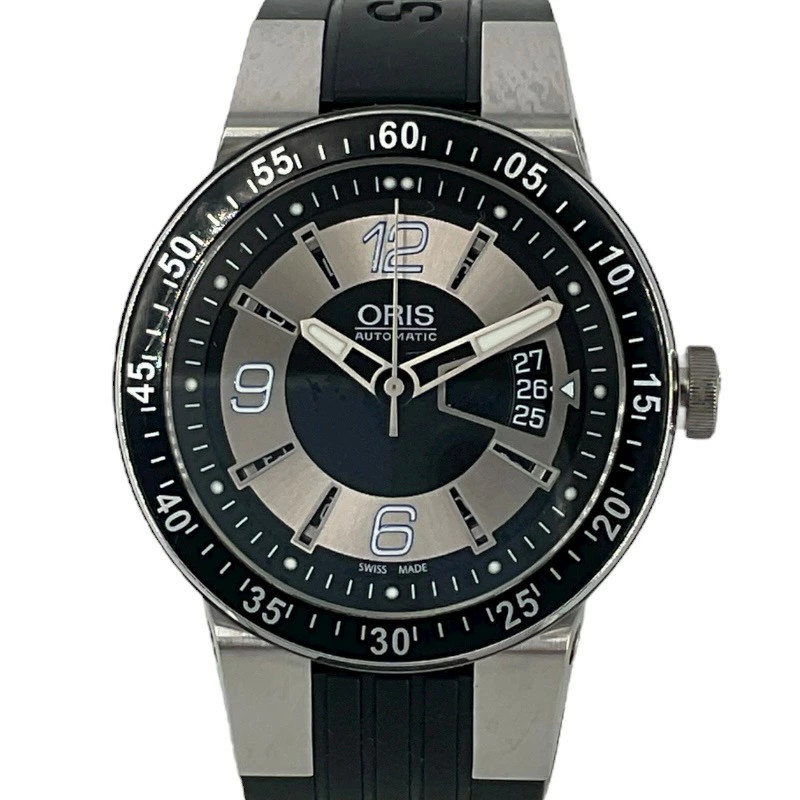 ORIS Williams F1 Team Day Date Automatic Mens Watch 100M Stainless Steel