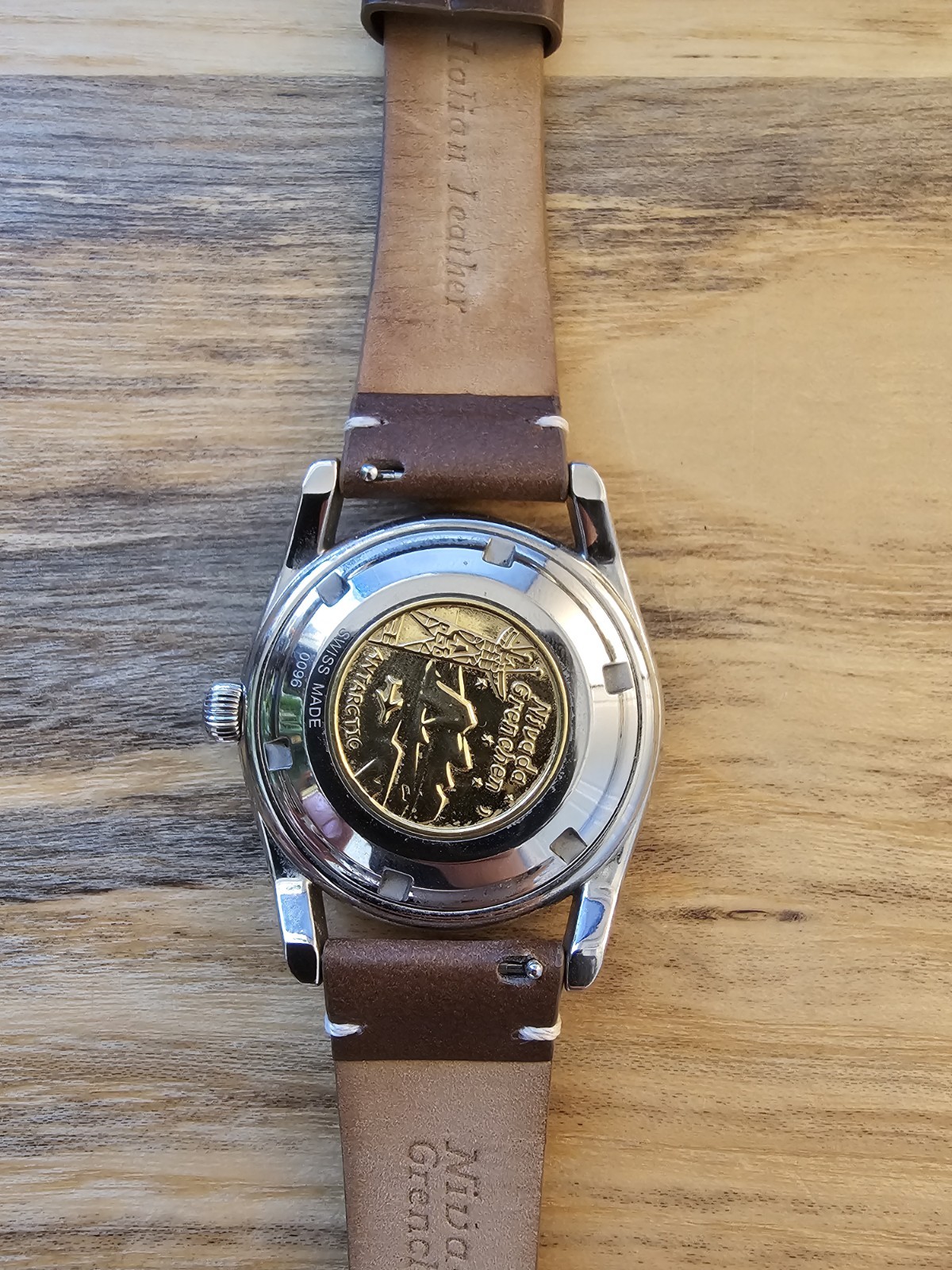 Nivada Grenchen Super Antarctic (White Triangle) Watch – Box And Papers