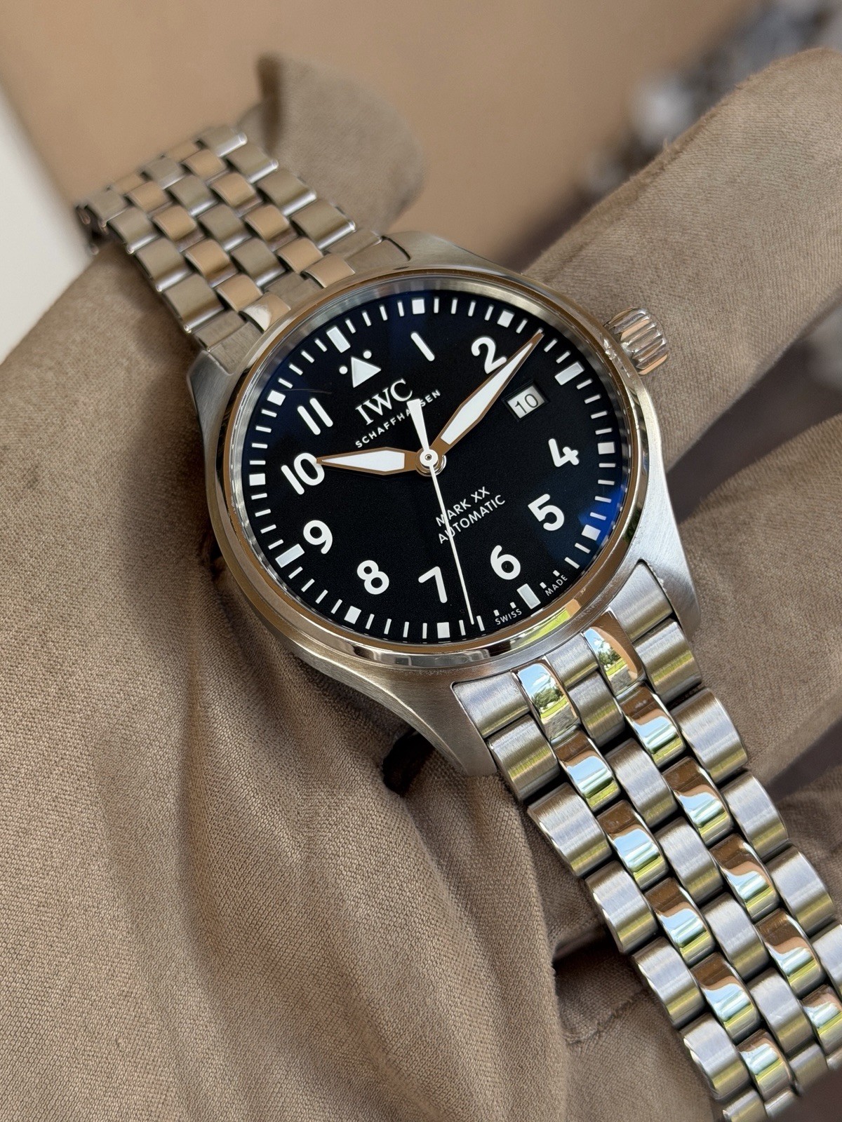 IWC Pilot Mark XX 20 Black Dial Watch IW328202