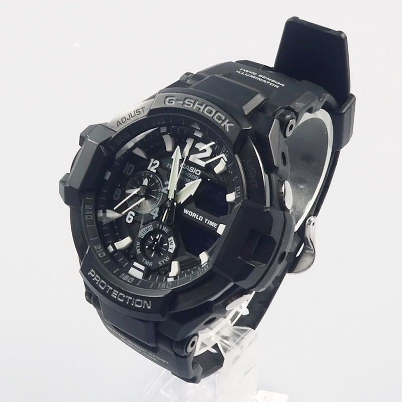 CASIO G-SHOCK GRAVITYMASTER GA-1100-1AJF Black Watch Japan