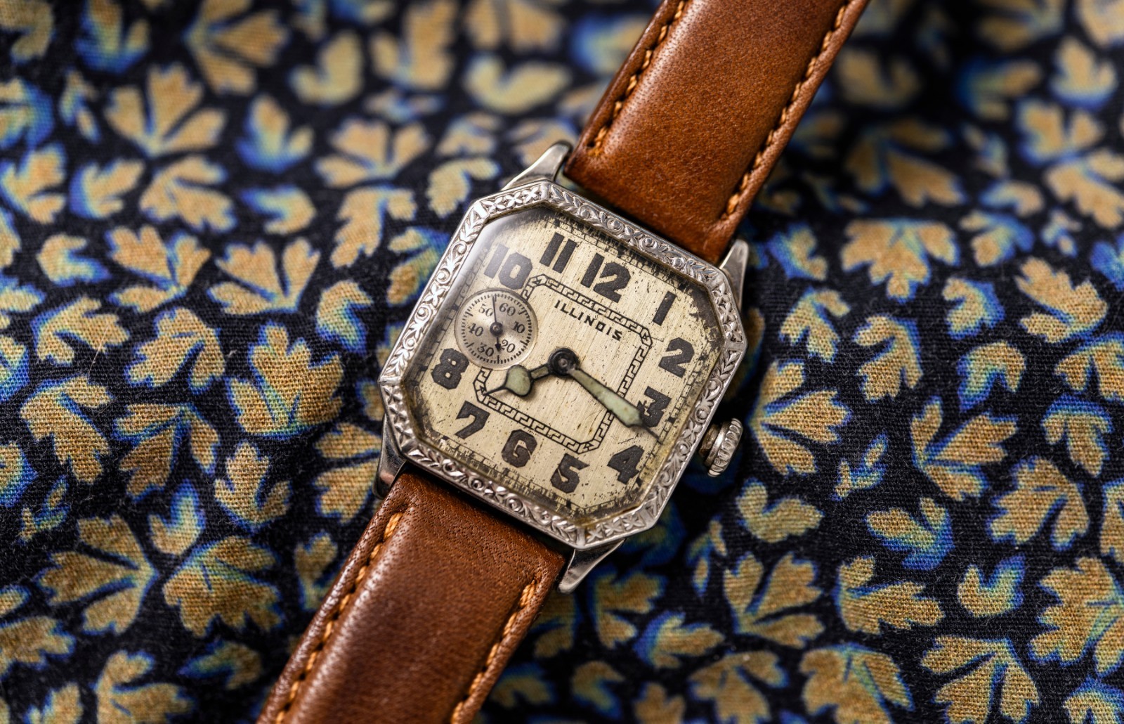 Illinois Watch Co – Art Deco Case – Left Sub-Seconds- Prohibition – 1929