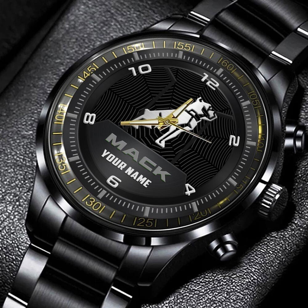 Mack Stainless Steel Watch Gift For Fan