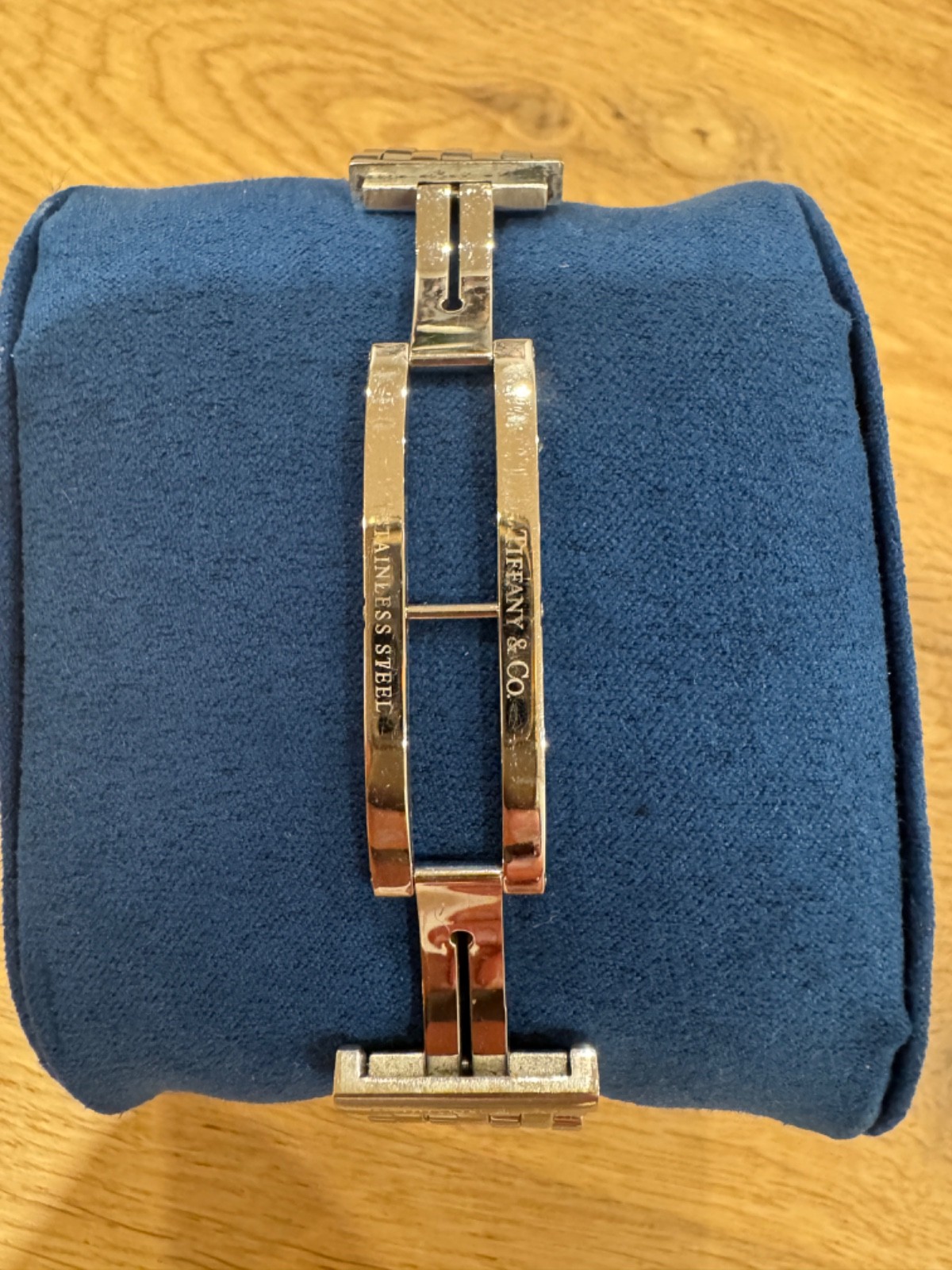 AUTHENTICATED Tiffany & Co Mark Coupe Chronograph Watch, Stainless Steel Quartz