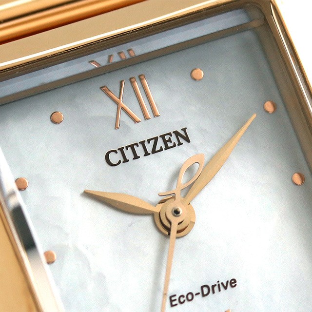 Citizen L Square Collection Square Shape Solar Eco Drive Watch EW5593 64D CITIZE