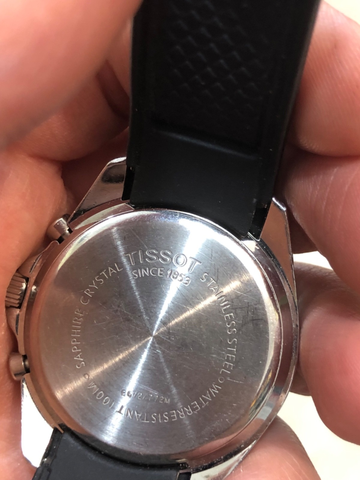 Tissot 1853 Chronograph E662/772M Panda Sapphire Crystal 100M/330FT Steel Swiss