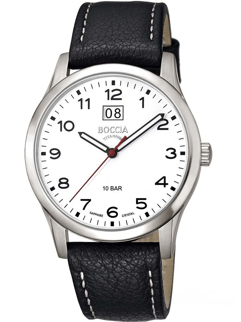 Boccia 3580-05 Men’s Watch Titanium Mens Watch 41mm 10ATM