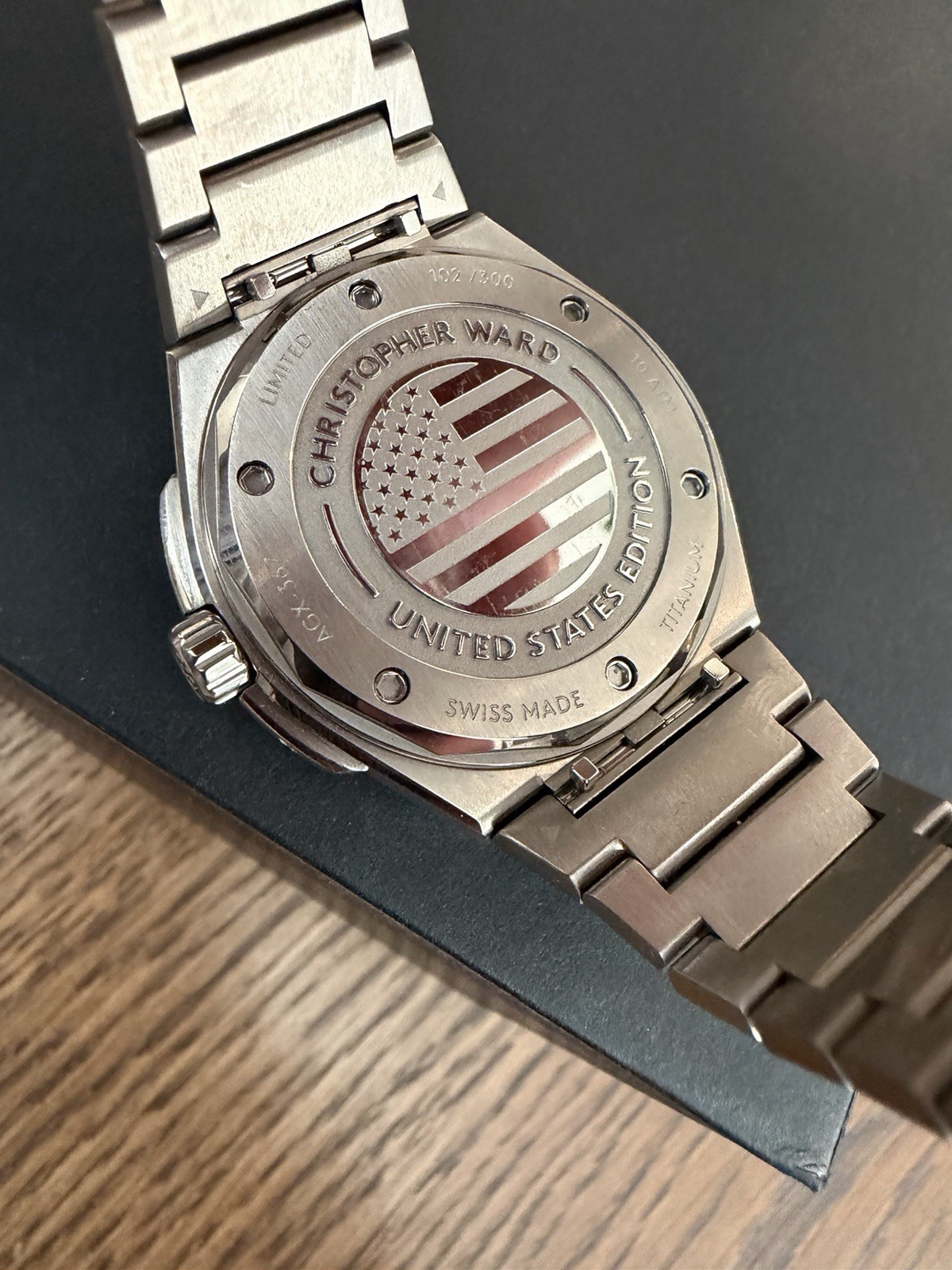 Christopher Ward The Twelve Ti Ember USA Boutique LE 102/300 Box & Papers