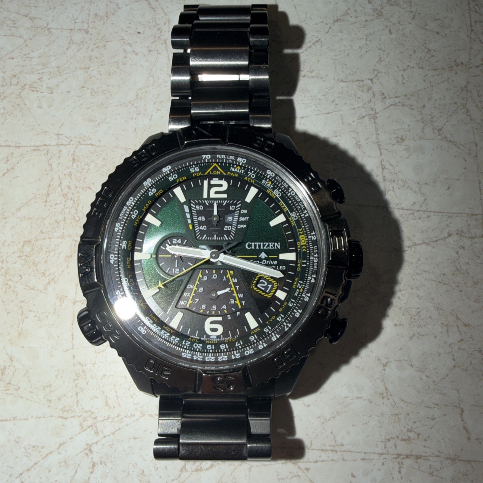 Citizen Promaster Navihawk AT822756X 48mm Grey Stainless Steel Men’s Watch