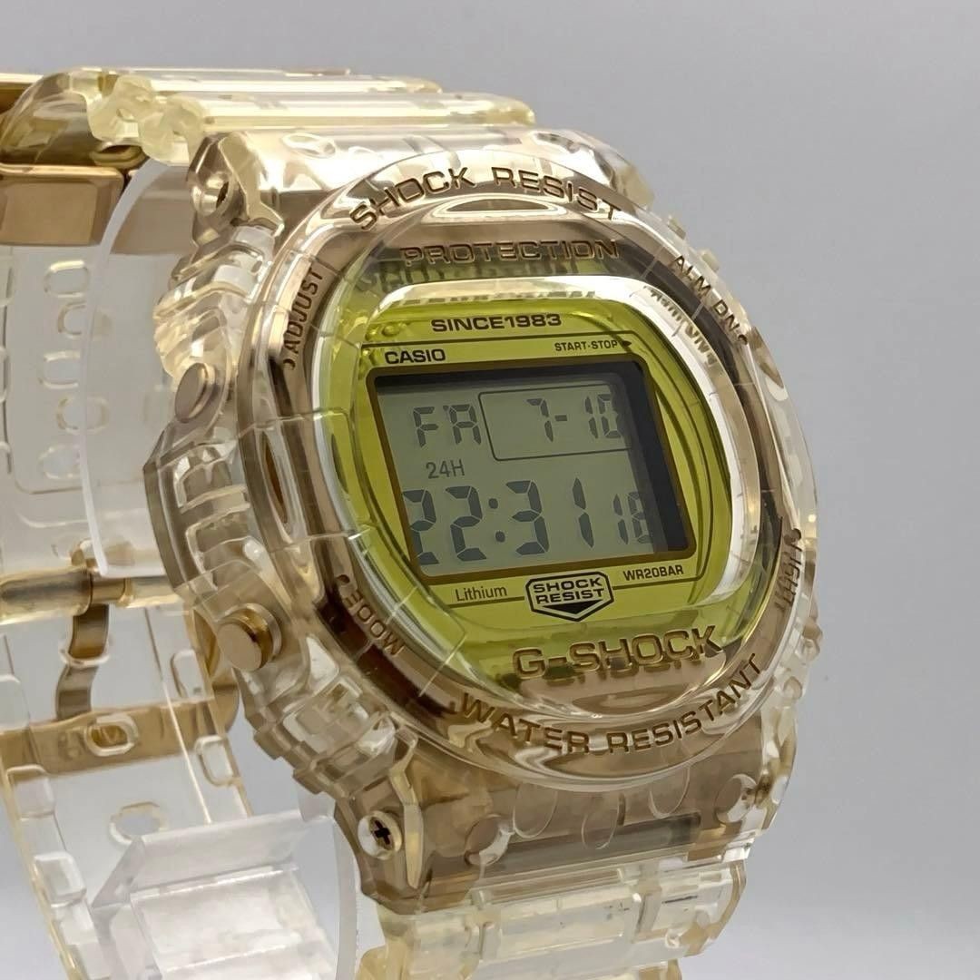 Rare Limited Level CASIO G SHOCK DW 5035E 7JR 35th Anniversary Model Clear