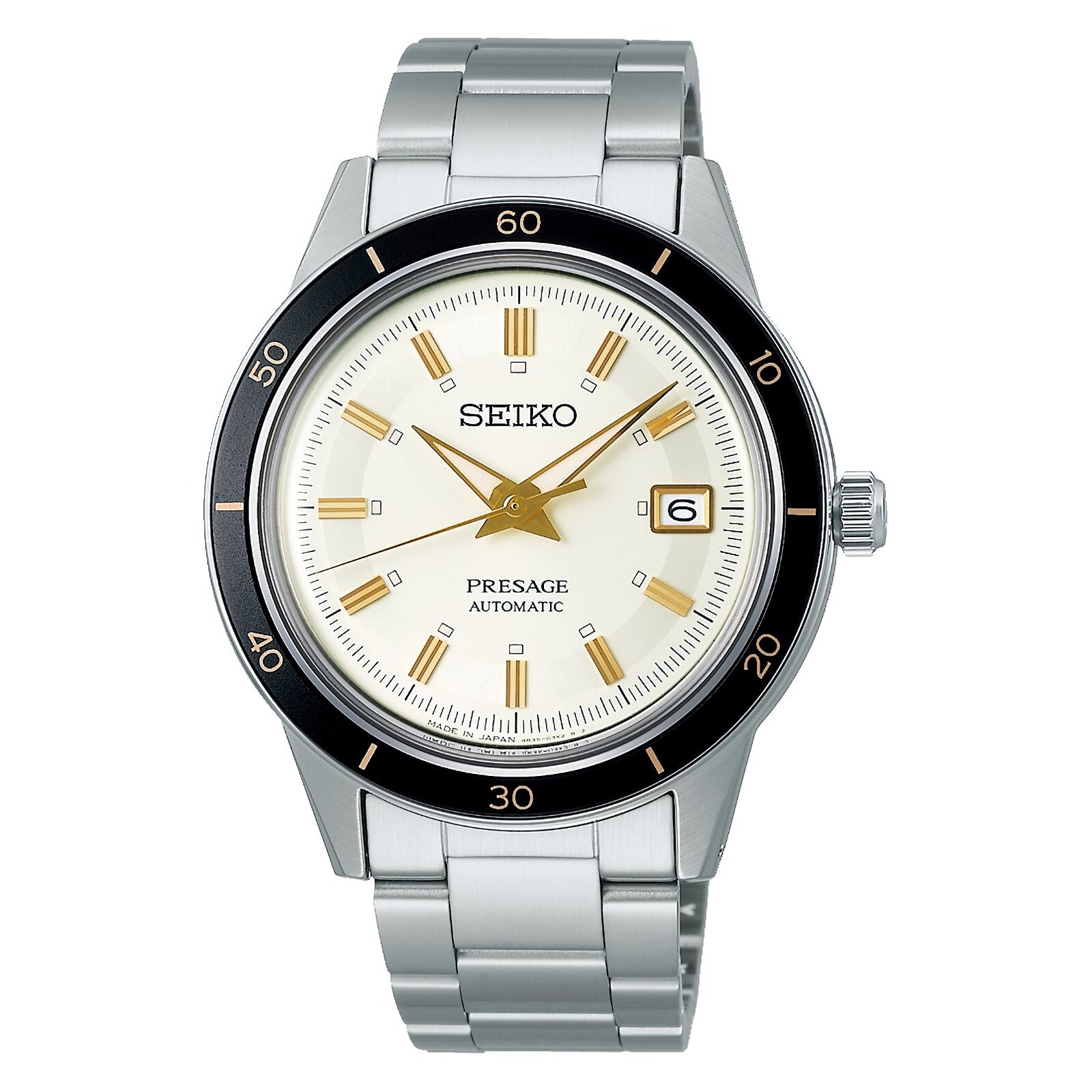 SEIKO Presage Style 60’s Series SRPG03J1 Automatic White Dial Men Watch WARRANTY