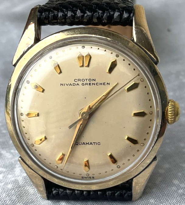 Croton Nivada Grenchen Automatic Men’s Watch 32mm AS 1250 Fresh Service Swiss