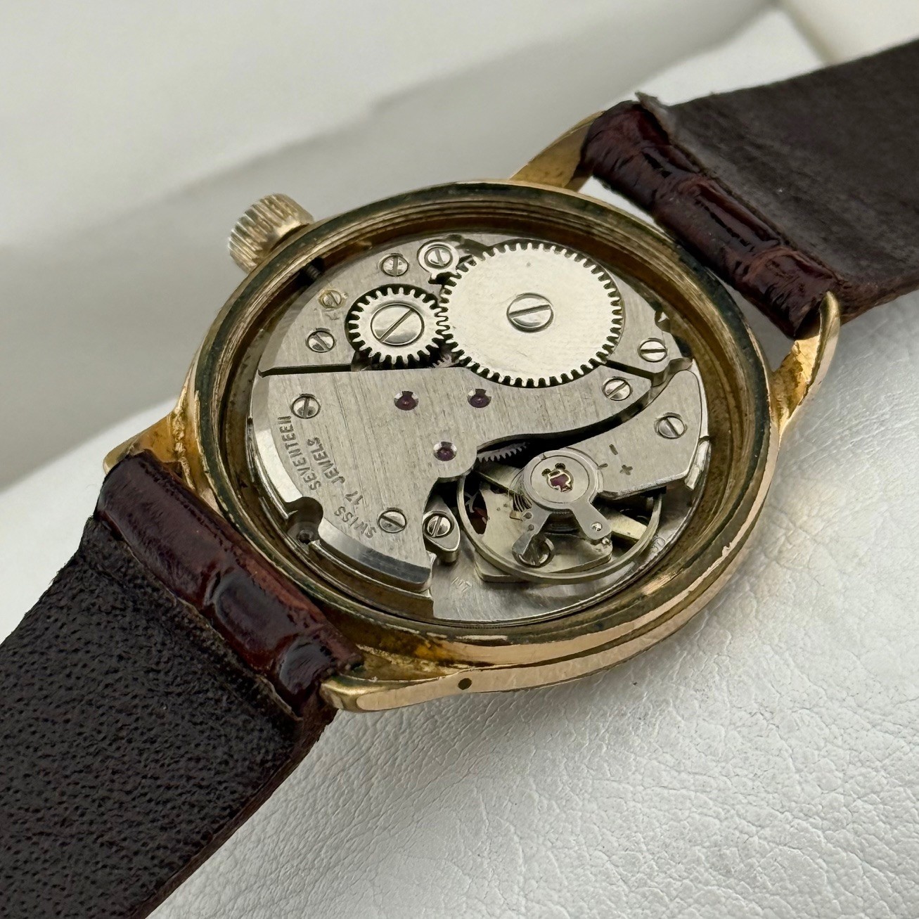 Vintage Wilson De Luxe Arabic Script Dial Sub-Second Manual Mens Watch