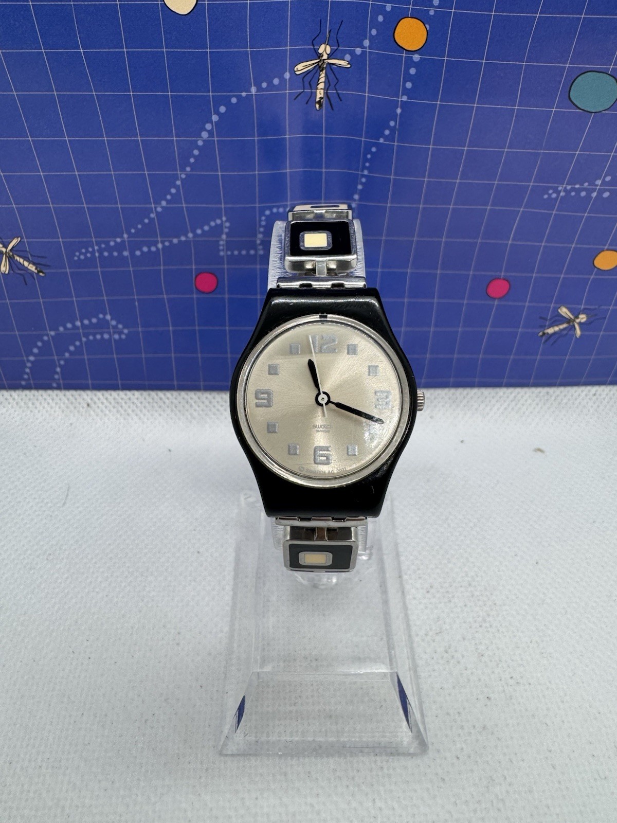 Swatch LB160G Chessboard Watch